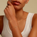 Bracelet Poem Argent Jaune P&eacute;ridot - Bracelets fantaisie Femme | Marc Orian