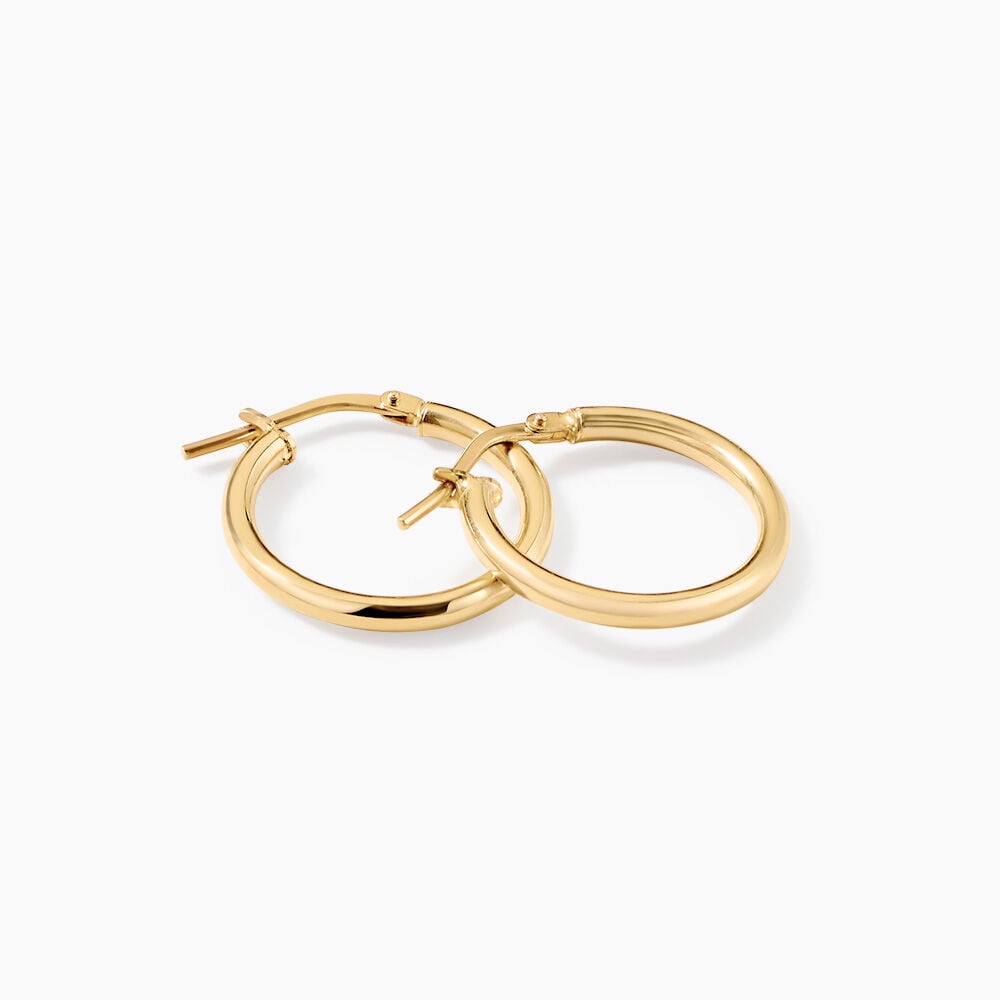 Cr&eacute;oles Verania Argent Dor&eacute; A L'Or 750/1000 - Cr&eacute;oles Femme | Marc Orian