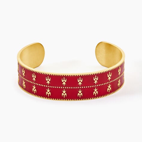 Bracelet Jonc Imagine Solene Acier Jaune - Bracelets joncs Femme | Marc Orian