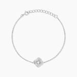 Bracelet Anasthase Argent Blanc Oxyde De Zirconium - Bracelets fantaisie Femme | Marc Orian