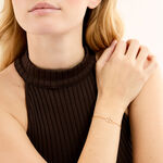 Bracelet Alexandra Plaqu&eacute; Or Jaune Oxyde De Zirconium - Bracelets fantaisie Femme | Marc Orian