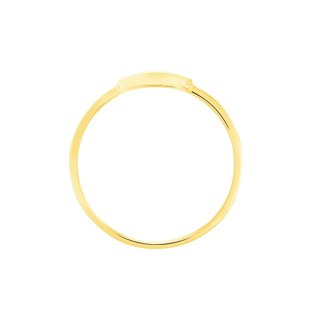 Bague Stacy Or Jaune Oxyde De Zirconium - Bijoux personnalis&eacute;s Femme | Marc Orian