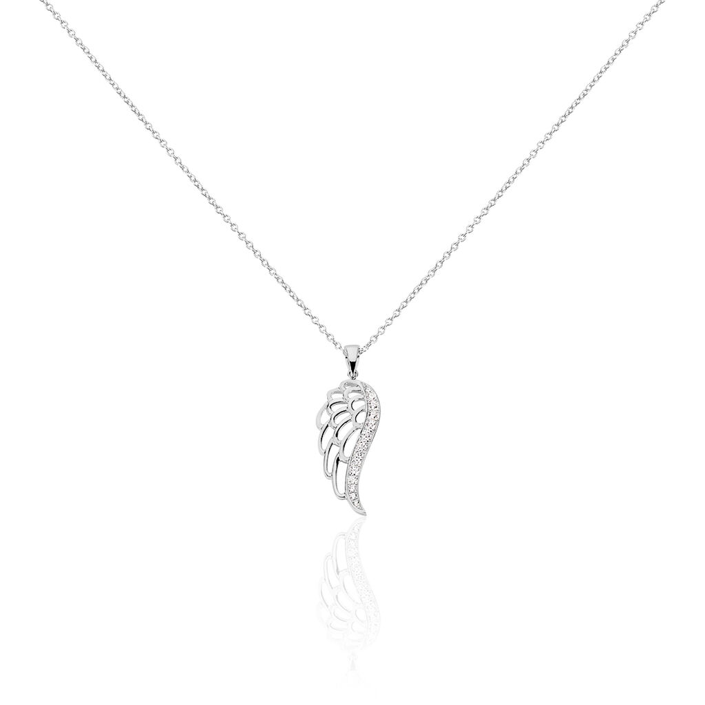 Collier Soliana Argent Blanc Oxyde De Zirconium - Colliers avec pierres Femme | Marc Orian