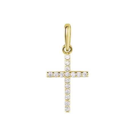 Pendentif Allen Or Jaune Oxyde De Zirconium - Pendentifs Famille | Marc Orian