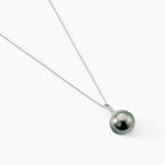 Collier Semi-baroque Or Blanc Perle De Culture De Tahiti - Colliers avec pierres Femme | Marc Orian