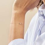 Bracelet Or Jaune Rosius Oxydes De Zirconium - Bracelets cha&icirc;nes Femme | Marc Orian