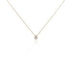 Collier Zihna Plaqu&eacute; Or Jaune Pierre De Synth&egrave;se Oxyde - Colliers avec pierres Femme | Marc Orian