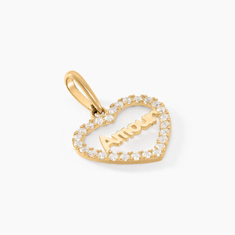 Pendentif Cowal Or Jaune Oxyde De Zirconium - Pendentifs Femme | Marc Orian
