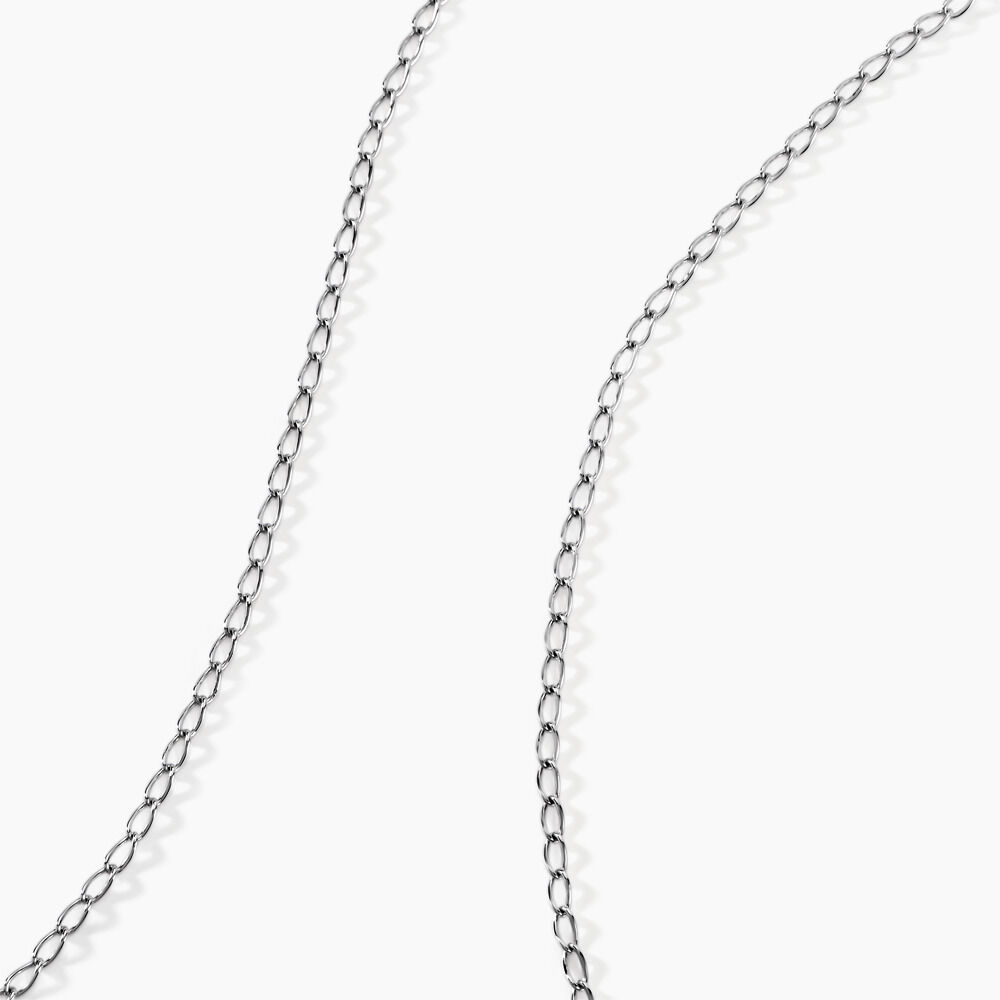 Collier Maille Nuncio Argent Blanc - Chaines Famille | Marc Orian