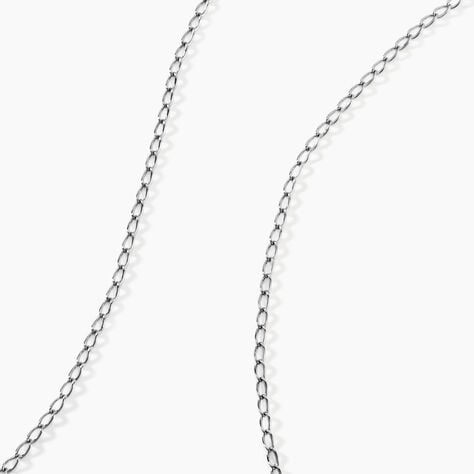 Collier Maille Nuncio Argent Blanc - Chaines Famille | Marc Orian