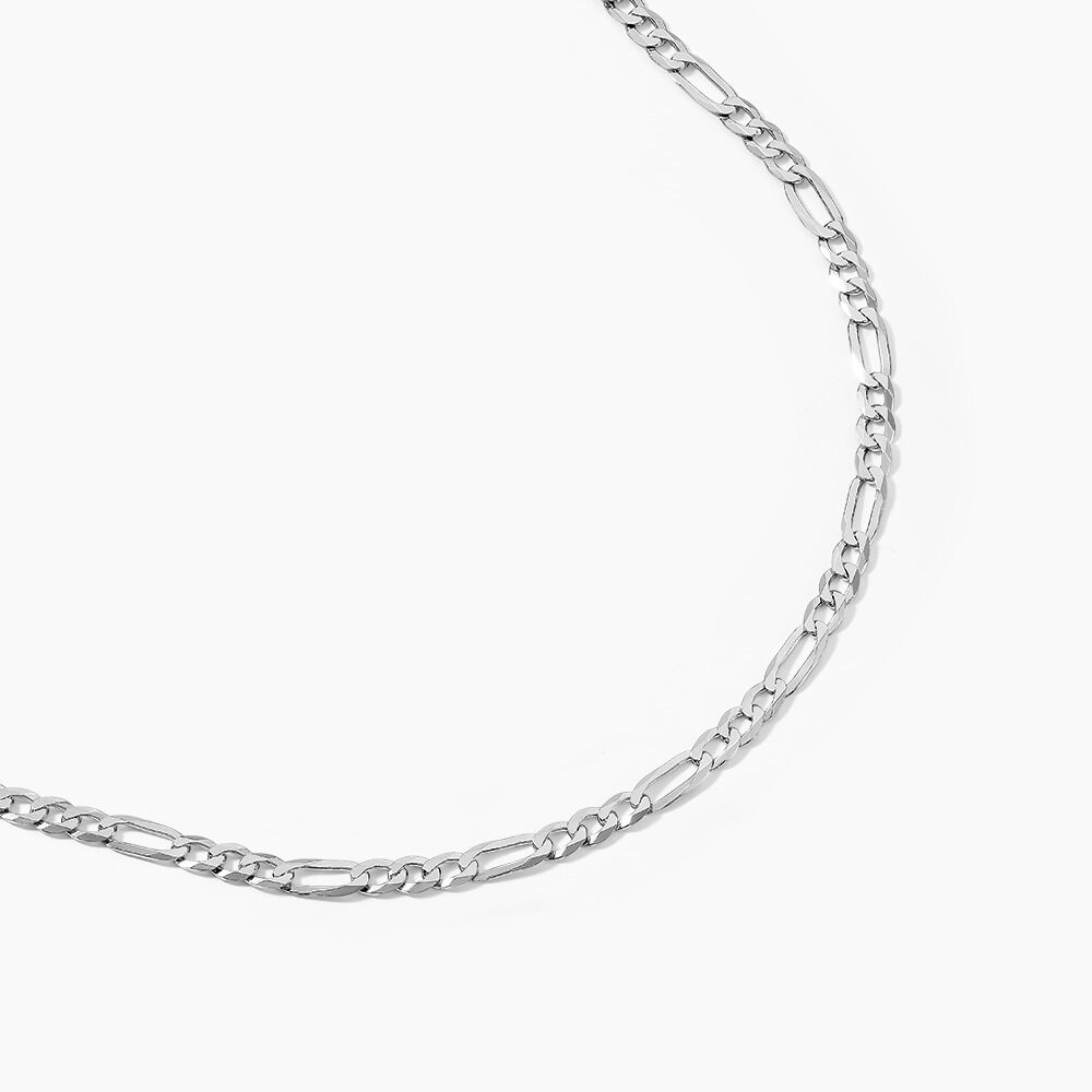Collier Vivian Argent Blanc - Chaines Homme | Marc Orian