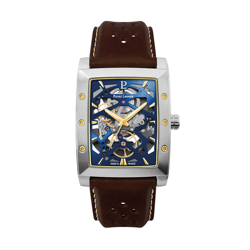 Montre Pierre Lannier Hector Bleu - Montres automatiques Homme | Marc Orian