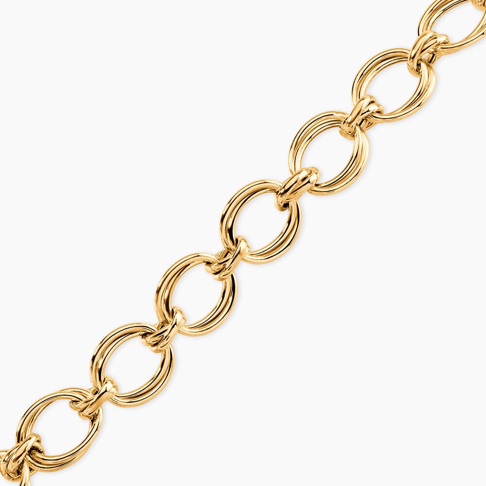Bracelet Aaron Maille Fantaisie Or Jaune - Bracelets cha&icirc;nes Femme | Marc Orian