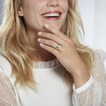 Alliance Basile Ruban Plat Or Blanc - Alliances duo Unisex | Marc Orian