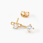 Bijoux D'oreilles Plaqu&eacute; Or Dedale Oxydes De Zirconium - Piercings d'oreilles Femme | Marc Orian