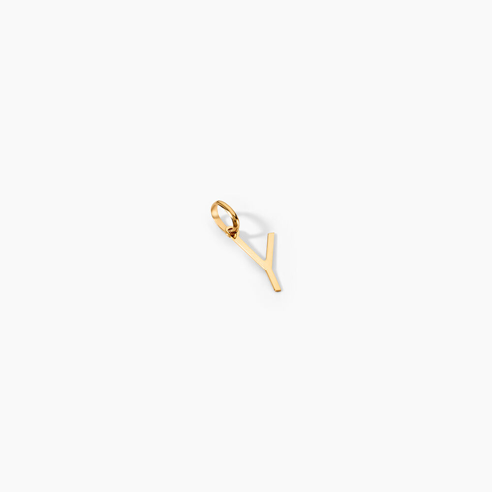 Pendentif Ionia Lettre Or Jaune - Pendentifs Famille | Marc Orian