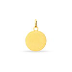 Pendentif Ange Rond Effet Diamante Or Jaune - Bijoux personnalis&eacute;s Famille | Marc Orian