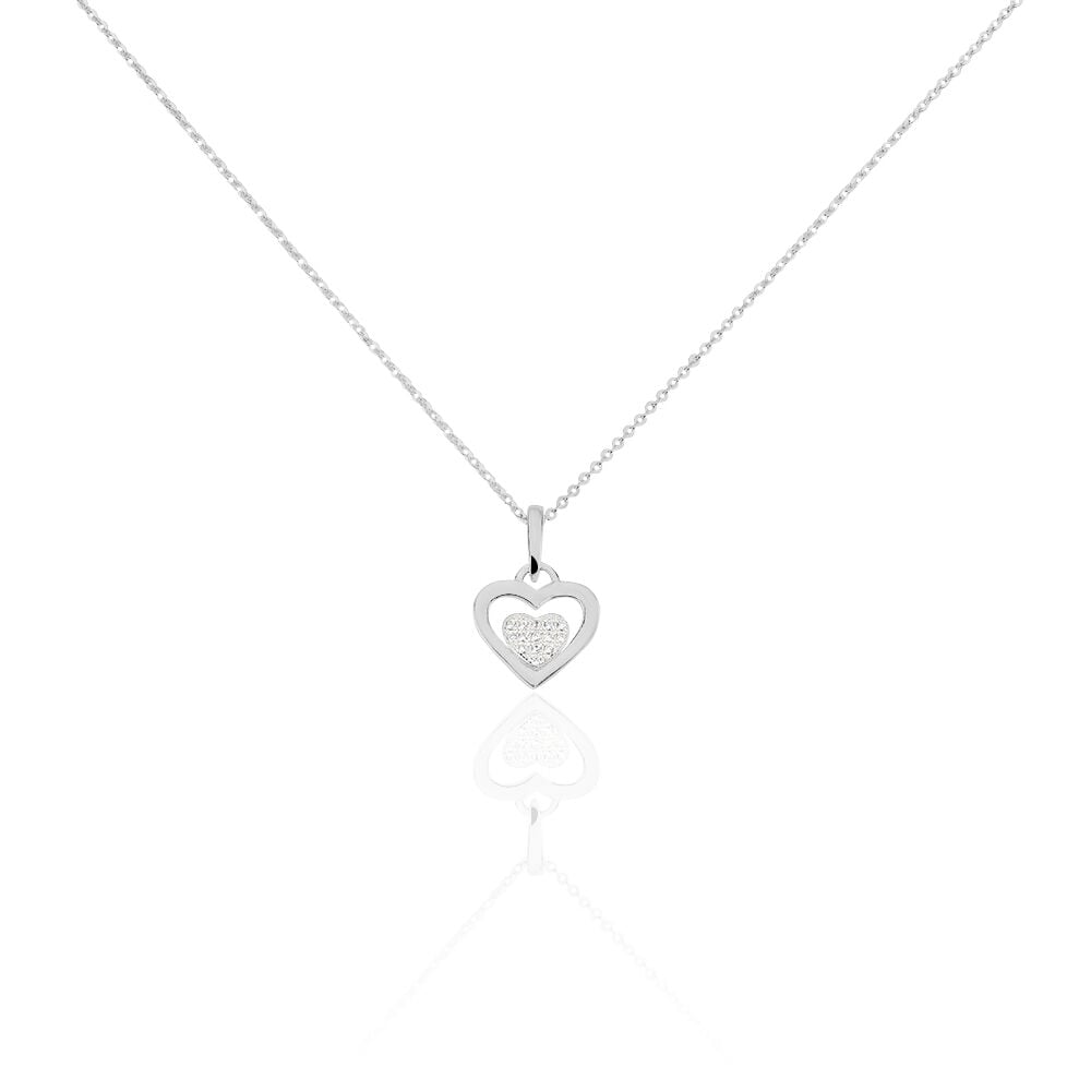 Collier Ysatisae Argent Blanc Oxyde De Zirconium - Colliers avec pierres Femme | Marc Orian