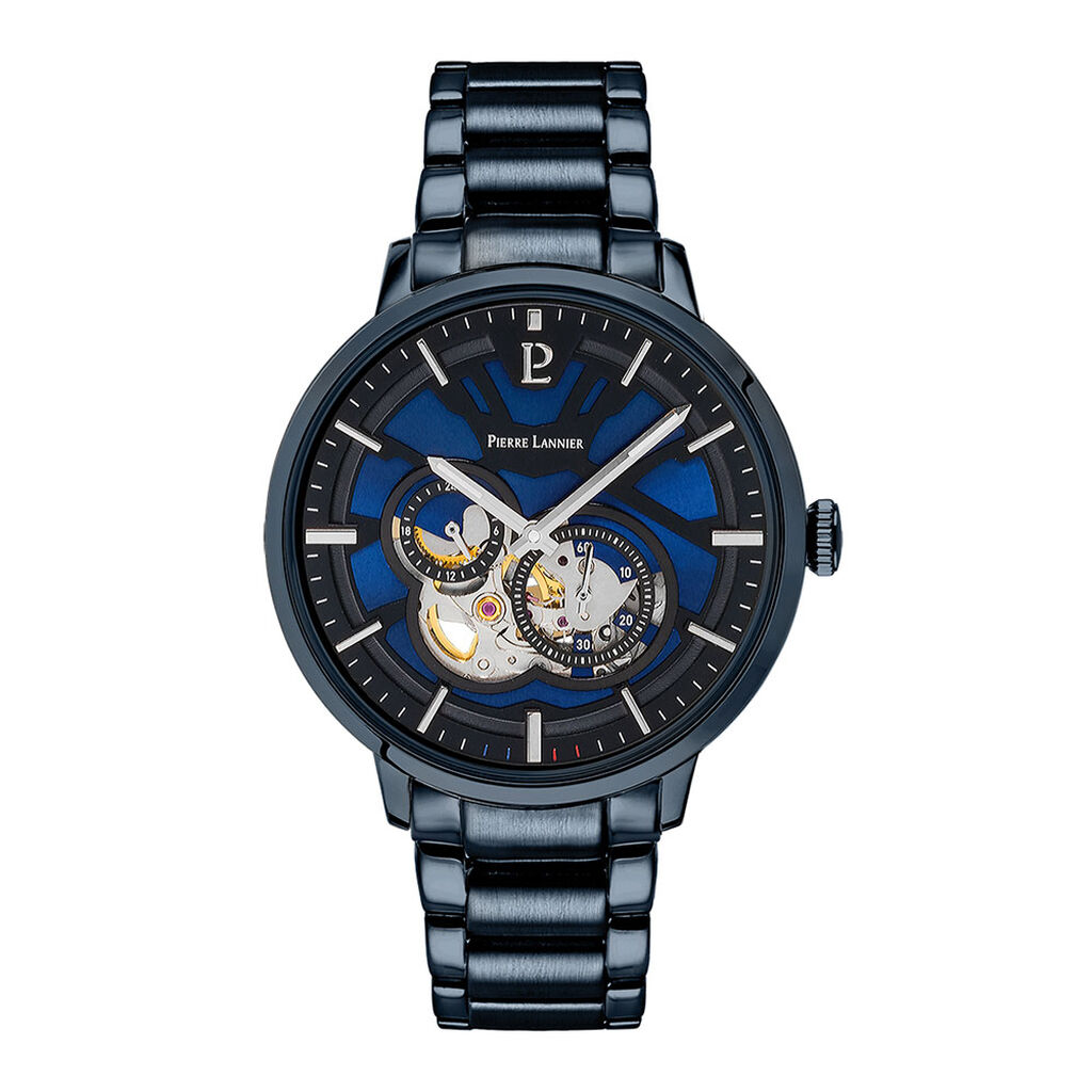Montre Pierre Lannier Trio Bleu - Montres automatiques Homme | Marc Orian