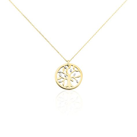 Collier Or Jaune Argius Diamants - Colliers avec pierres Femme | Marc Orian