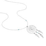 Collier Sautoir Misalie Argent Blanc - Sautoirs Femme | Marc Orian