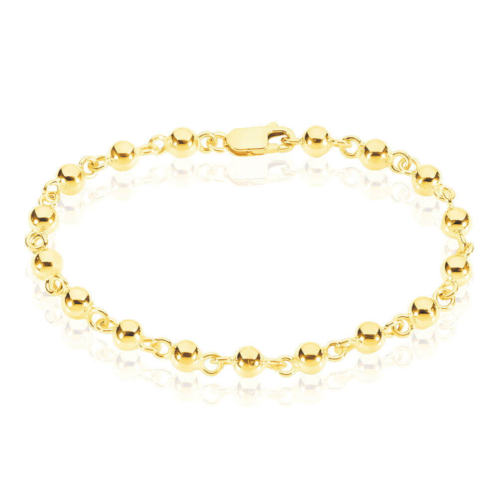 Bracelet Diona Maille Boule Or Jaune - Bracelets mailles Femme | Marc Orian