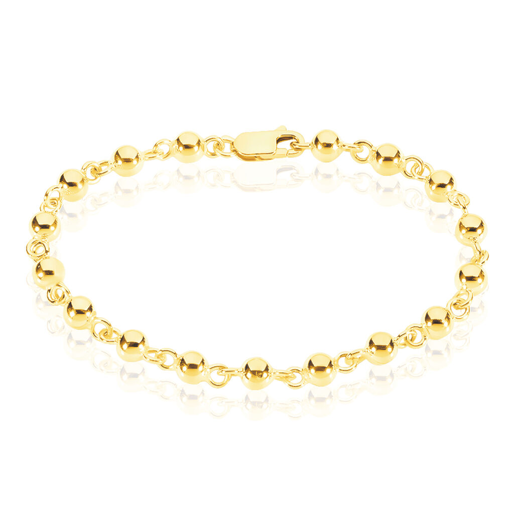 Bracelet Diona Maille Boule Or Jaune - Bracelets mailles Femme | Marc Orian