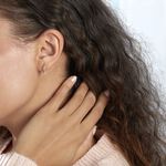 Cr&eacute;oles Sandrine Or Rose Strass - Cr&eacute;oles Femme | Marc Orian