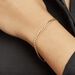 Bracelet Iris Or Jaune Maille Gourmette - Bracelets mailles Femme | Marc Orian