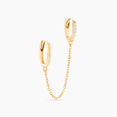 Bijou D'oreille Unitaire Briallen Or Jaune Oxyde De Zirconium - Piercings d'oreilles Femme | Marc Orian