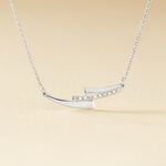 Collier Ainhoa Or Blanc Diamant - Colliers avec pierres Femme | Marc Orian