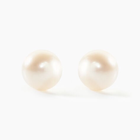 Boucles D'oreilles Puces Suki Or Jaune Perle De Culture - Boucles d'oreilles mariage Femme | Marc Orian