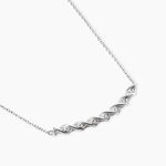 Collier Argent Blanc Remigius Oxydes De Zirconium - Colliers avec pierres Femme | Marc Orian