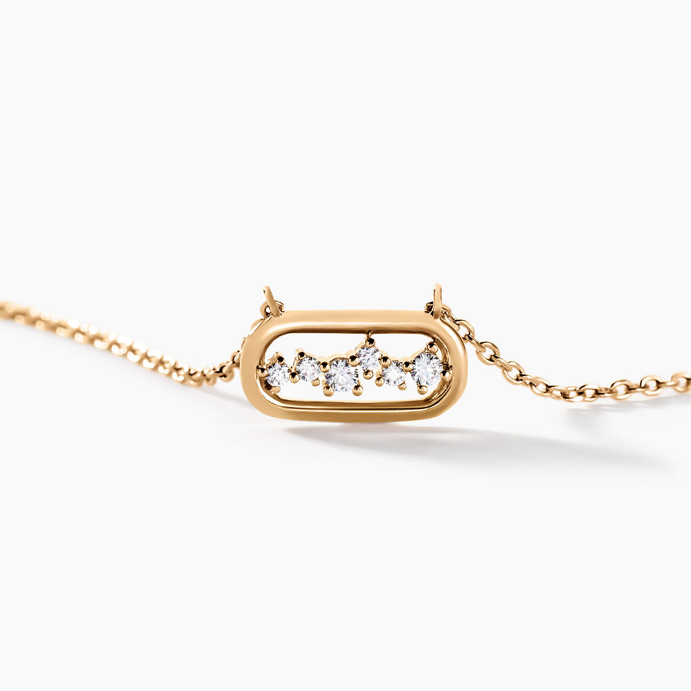 Collier Infinitude Plaqué Or Doré Oxyde De Zirconium - Colliers avec pierres Femme | Marc Orian