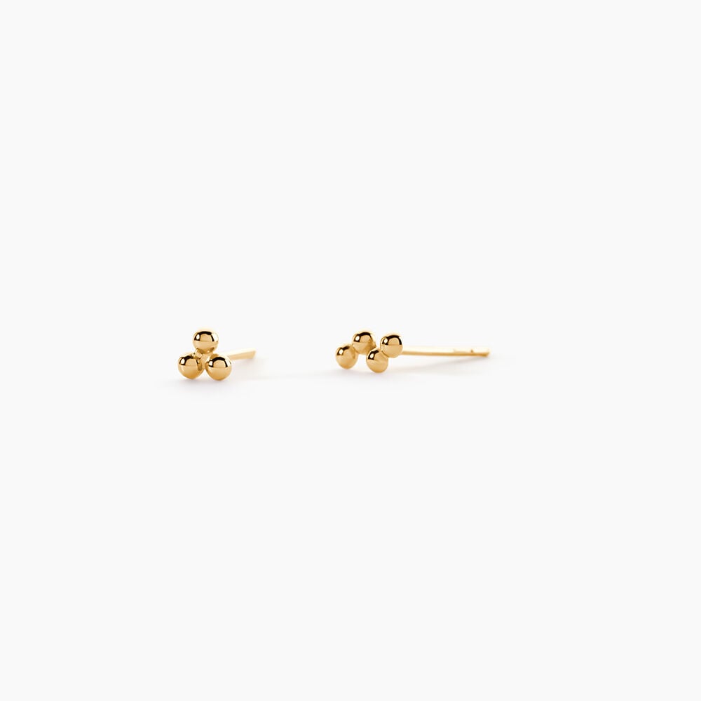 Boucles D'Oreilles Pucles D&eacute;pareill&eacute;es Laurinda Or Jaune - Boucles d'oreilles ete Femme | Marc Orian