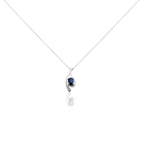 Collier Sagesse Or Blanc Saphir Et Diamant - Colliers Femme | Marc Orian