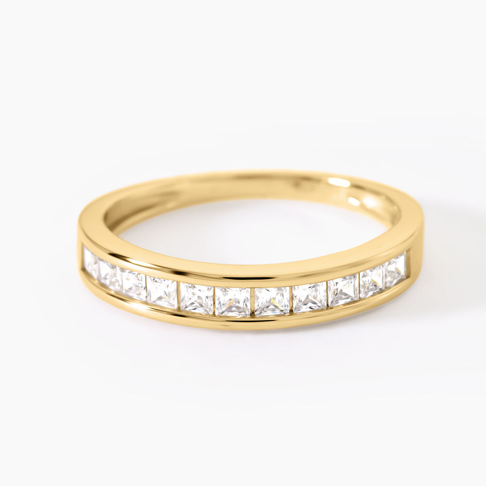 Bague Hyacintha Argent Dor&eacute; A L'Or 750/1000 Oxyde De Zirconium - Bagues avec pierre Femme | Marc Orian