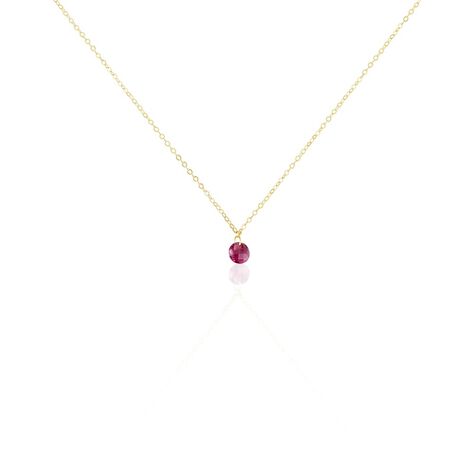 Collier Or Jaune Emilee Oxyde De Zirconium - Colliers avec pierres Enfant | Marc Orian