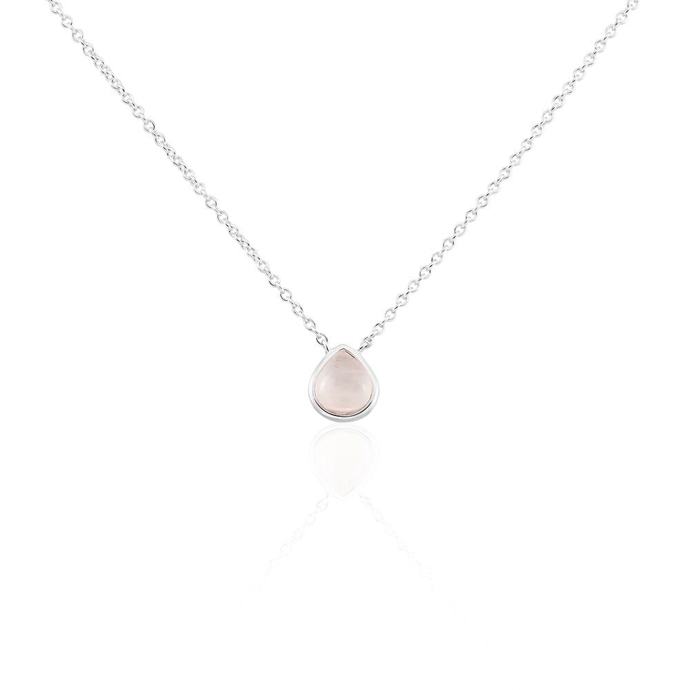 Collier Tao Argent Blanc Quartz - Colliers avec pierres Femme | Marc Orian