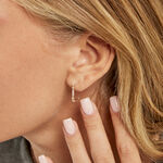 Cr&eacute;oles Eugenie Argent Rose Oxyde De Zirconium - Cr&eacute;oles Femme | Marc Orian