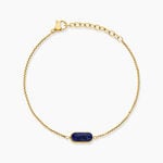 Bracelet Dannie Acier Jaune Sodalite - Bracelets cha&icirc;nes Femme | Marc Orian