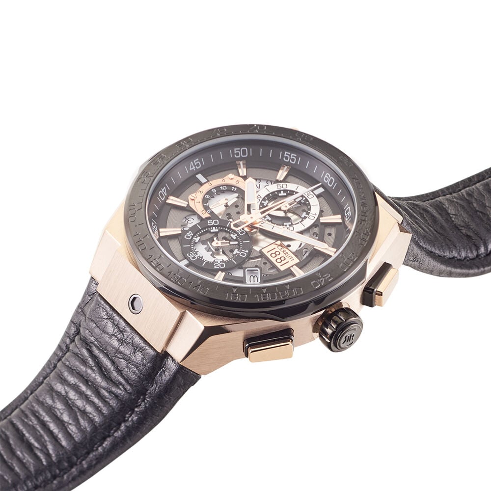 Montre Cerruti Ruscello Noir - Montres étanches Homme | Marc Orian