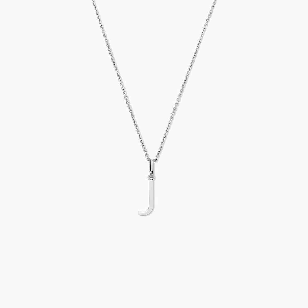 Pendentif Ionia Lettre Or Blanc - Pendentifs Famille | Marc Orian