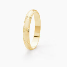 Alliance Harmonie Demi Jonc Classique Or Jaune - Alliances duo Famille | Marc Orian