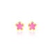 Boucles D'oreilles Puces Damia Fleur Or Jaune Nacre - Puces Enfant | Marc Orian