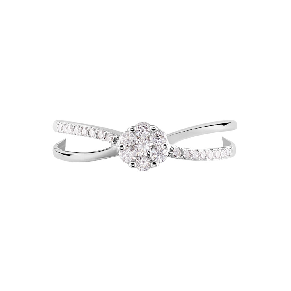 Bague Kuta Or Blanc Diamant - Parures de mariage Femme | Marc Orian