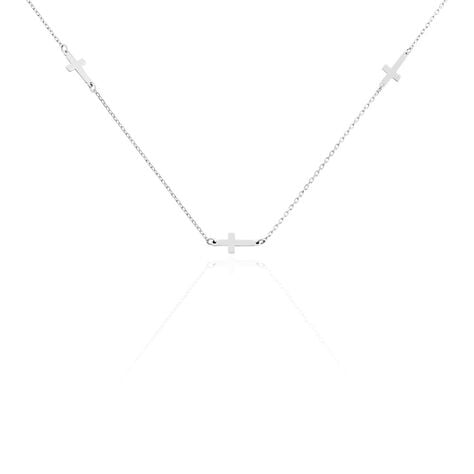 Collier Ashana Argent Blanc - Colliers fantaisie Femme | Marc Orian