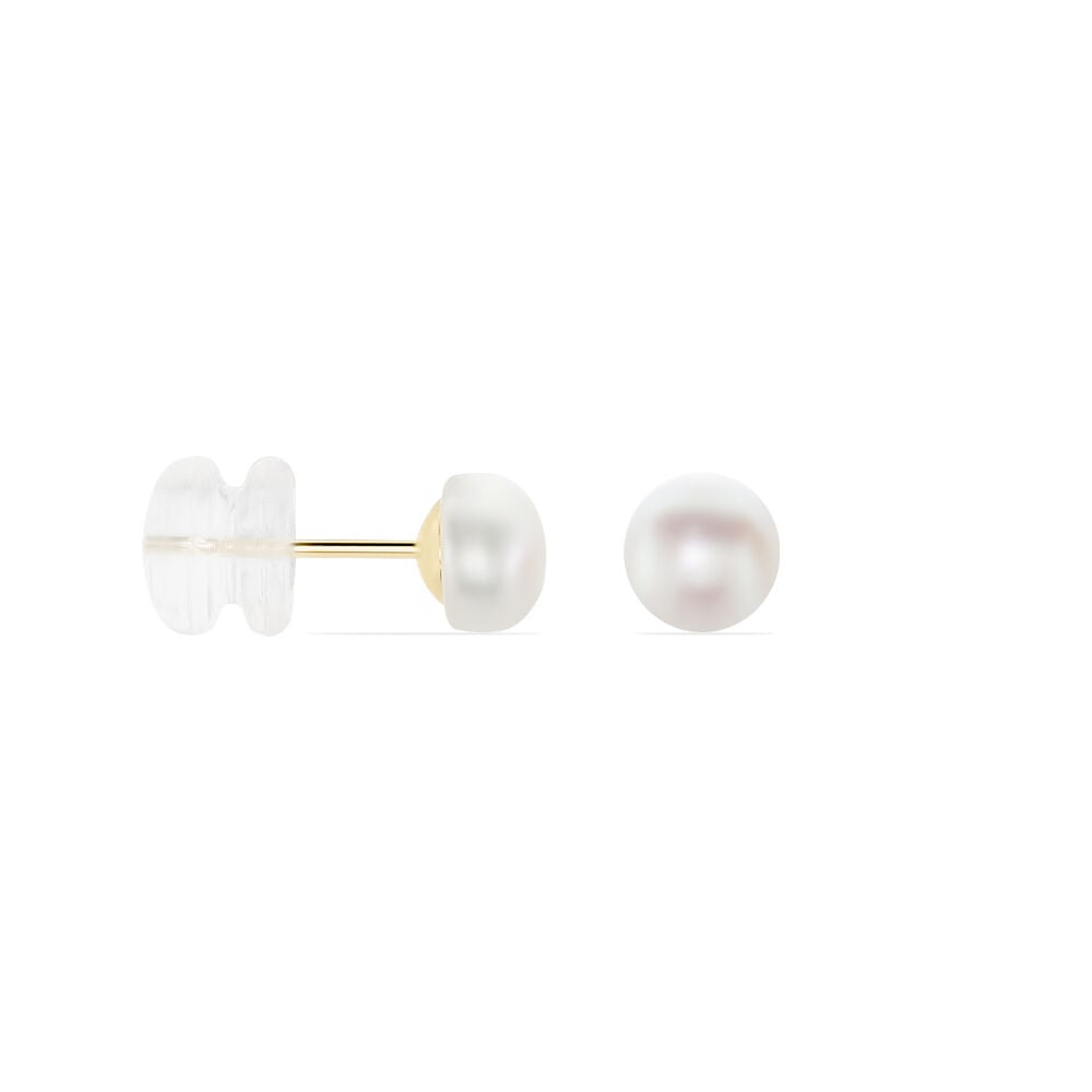 Boucles D'oreilles Puces Kesya  Or Jaune - Boucles d'oreilles mariage Femme | Marc Orian