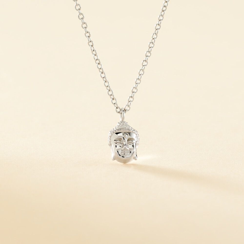 Collier Dhyana Argent Blanc - Colliers fantaisie Femme | Marc Orian