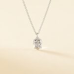 Collier Dhyana Argent Blanc - Colliers fantaisie Femme | Marc Orian